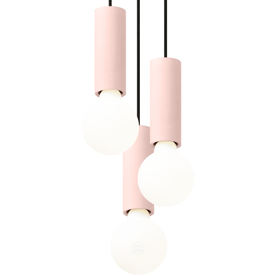 CONCRETE BATON PENDANT TRIO - DYKE & DEAN