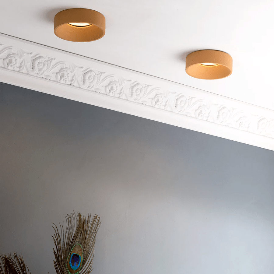 CONCRETE CEILING MOUNTED SPOT LIGHT - DYKE & DEAN