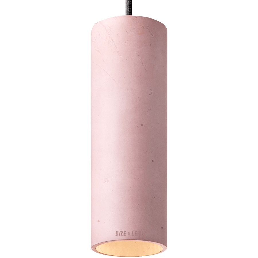 CONCRETE CYLINDER PENDANTS MEDIUM - DYKE & DEAN