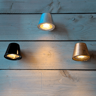 CONICAL WALL LIGHT GALVANIZED - DYKE & DEAN