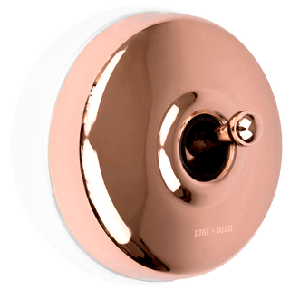 COPPER 2 WAY TOGGLE WALL SWITCH - DYKE & DEAN