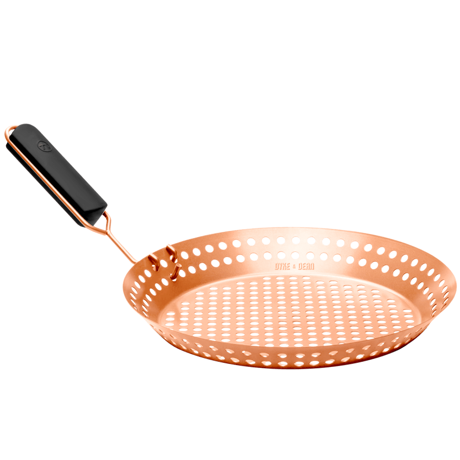 COPPER NON STICK 12" GRILL SKILLET - DYKE & DEAN