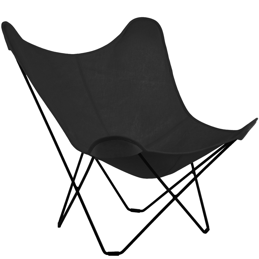 CUERO BUTTERFLY OUTDOOR CHARCOAL CHAIR - DYKE & DEAN