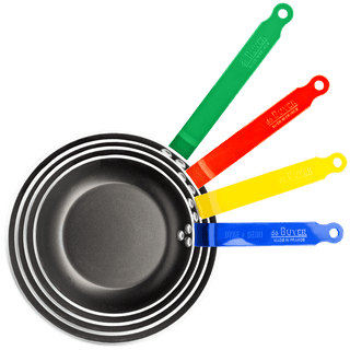 DE BUYER CHOC FRYING PANS YELLOW HANDLES - DYKE & DEAN