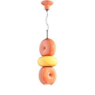 DONUT CERAMIC STACKED PENDANT LAMP - DYKE & DEAN