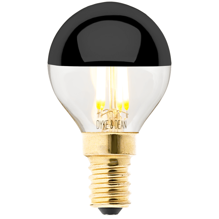 DYKE & DEAN LED BLACK CAP E14 BULB - DYKE & DEAN