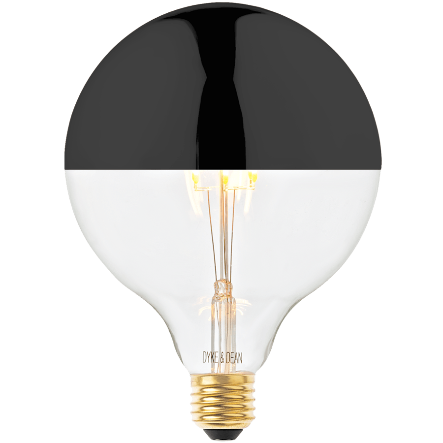 DYKE & DEAN LED BLACK CAP MEGA BULB E27 - DYKE & DEAN