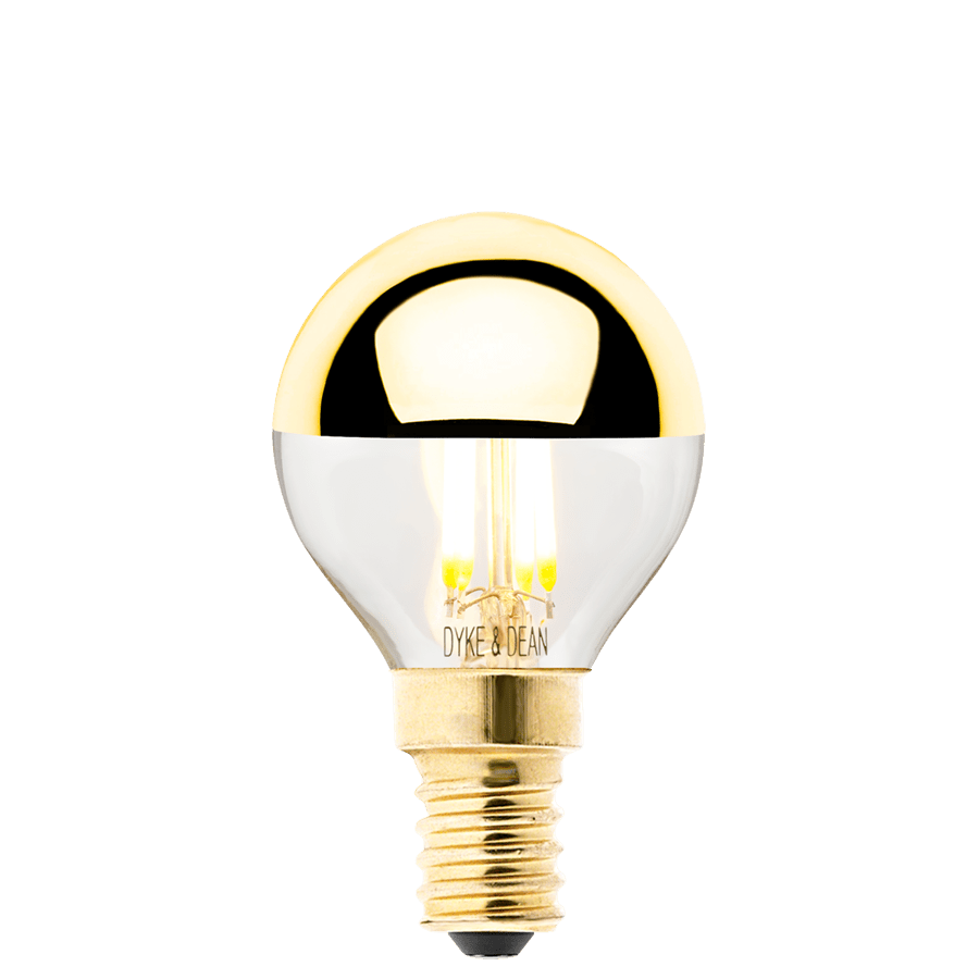 DYKE & DEAN LED GOLD CAP E14 BULB - DYKE & DEAN