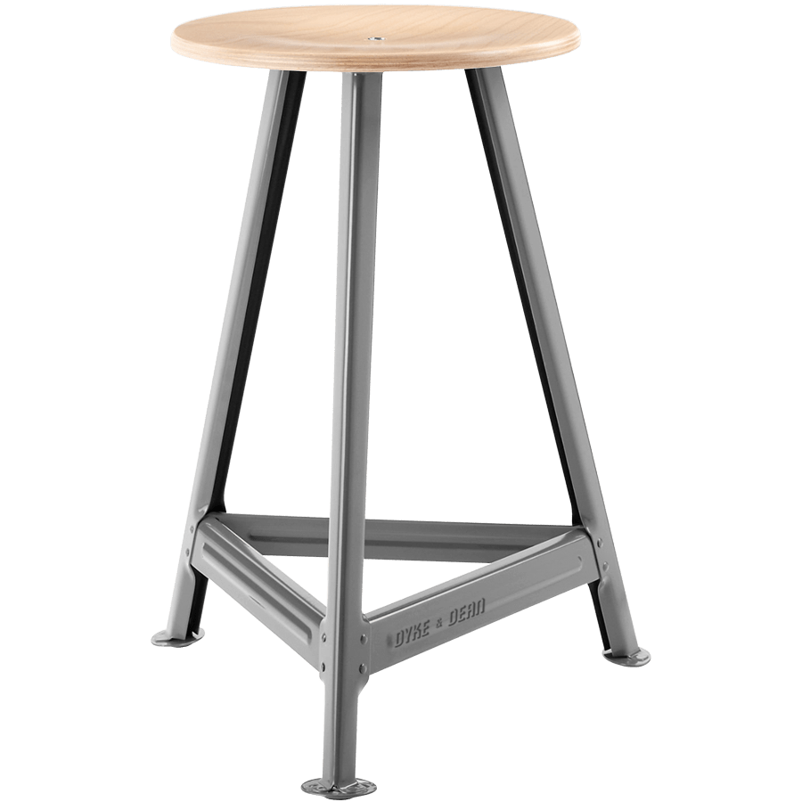 DYKE & DEAN SHOP STOOL LARGE - DYKE & DEAN