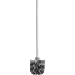 ENAMEL TOILET BRUSH HOLDER SET BLACK - DYKE & DEAN