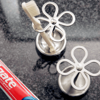 FLOWER SHAPED 4-HOLES TOOTHBRUSH HOLDER - DYKE & DEAN