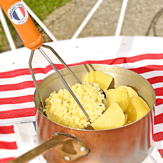 FRENCH POTATO MASHER ORANGE - DYKE & DEAN