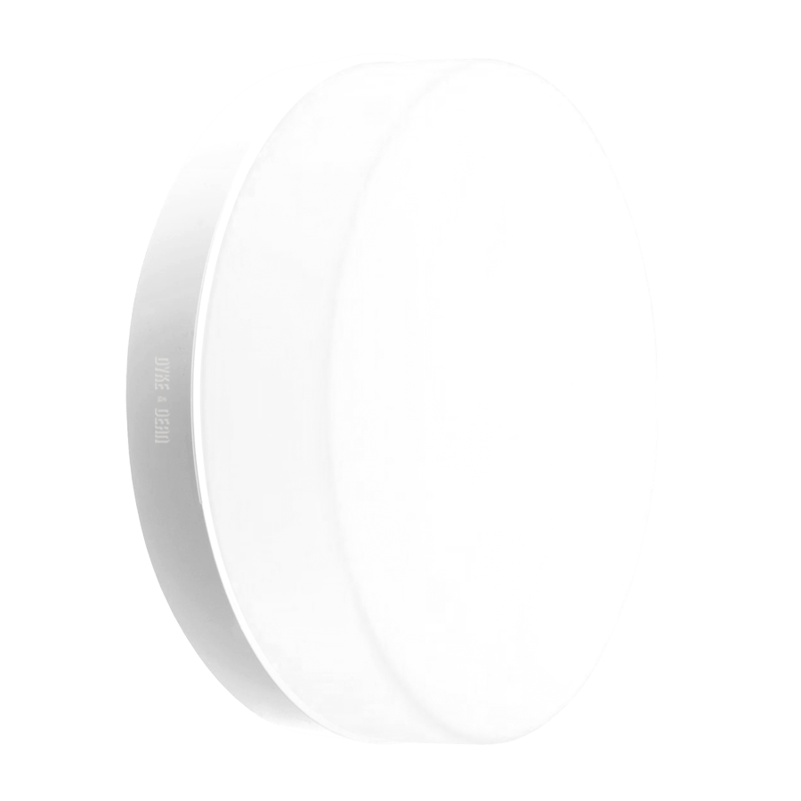 GENERAL OPAL DISC LIGHT WHITE SMALL - DYKE & DEAN