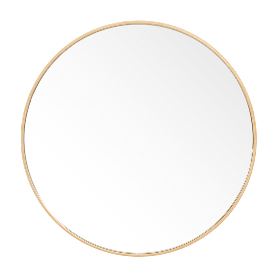 GLANCE 450 WALL MIRROR NATURAL OAK - DYKE & DEAN