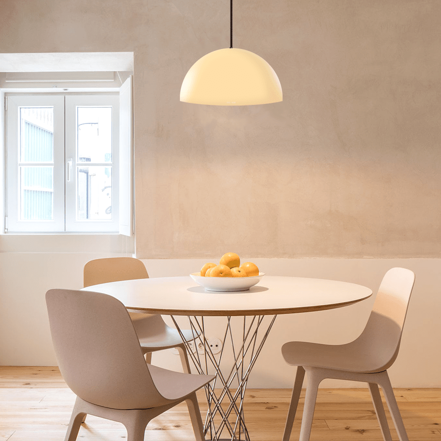 HEMISPHERE DOME PENDANT LIGHT BESPOKE COLOUR 400MM - DYKE & DEAN