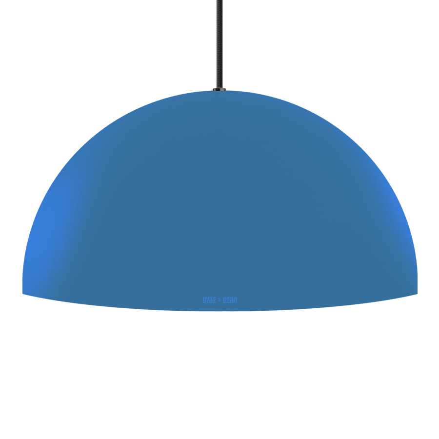 HEMISPHERE DOME PENDANT LIGHT BESPOKE COLOUR 500MM - DYKE & DEAN