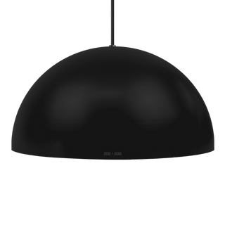 HEMISPHERE DOME PENDANT LIGHT BLACK 500MM - DYKE & DEAN