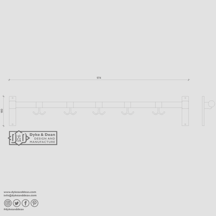 HOOK WALL STRIP - DYKE & DEAN