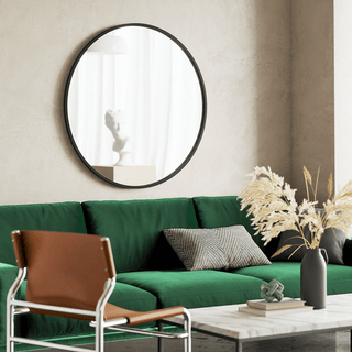 HUB RUBBER ROUND WALL MIRROR XL - DYKE & DEAN