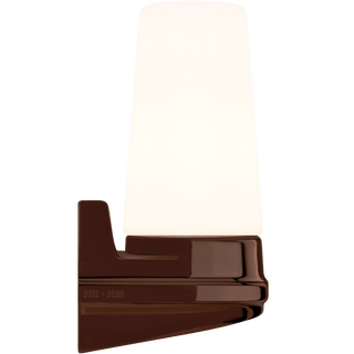 IFO ELECTRIC SINGLE PORCELAIN WALL LIGHT BROWN - DYKE & DEAN