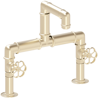 INDUSTRIAL BRIDGE MOUNTED FLOWER TAPS - DYKE & DEAN