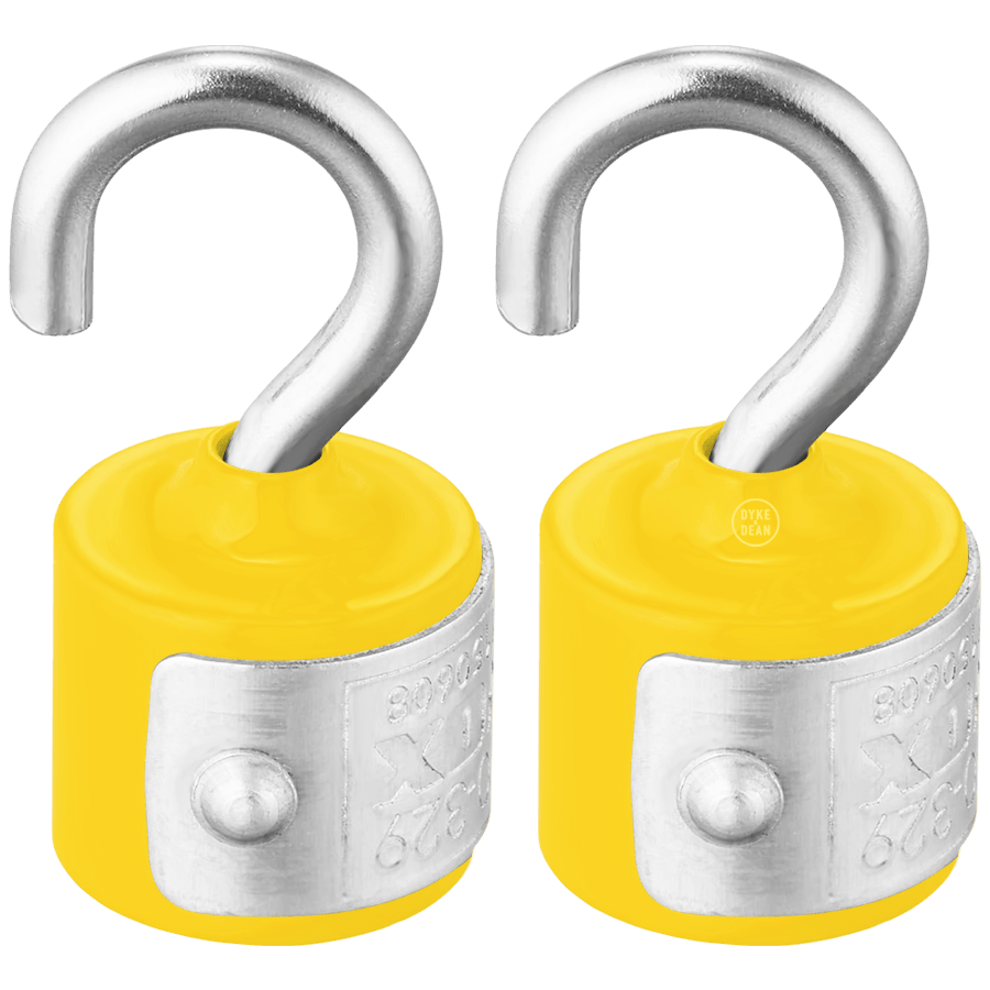 MAGNETIC HOOKS YELLOW - DYKE & DEAN