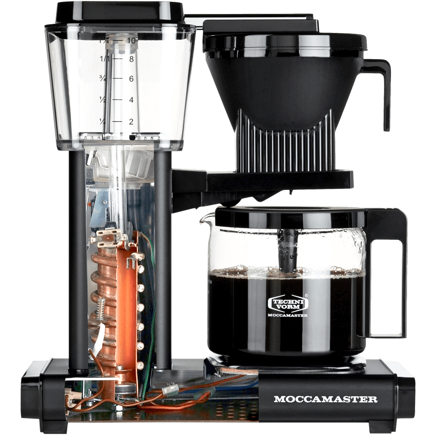 MOCCAMASTER COFFEE BREWER BRICK RED - DYKE & DEAN