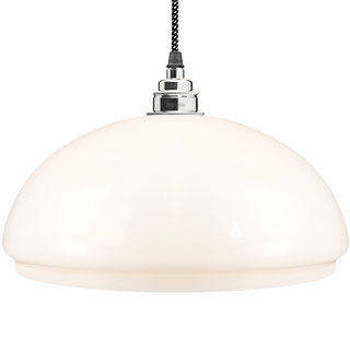 OPAL GLASS DOME LAMP SHADE MEDIUM - DYKE & DEAN