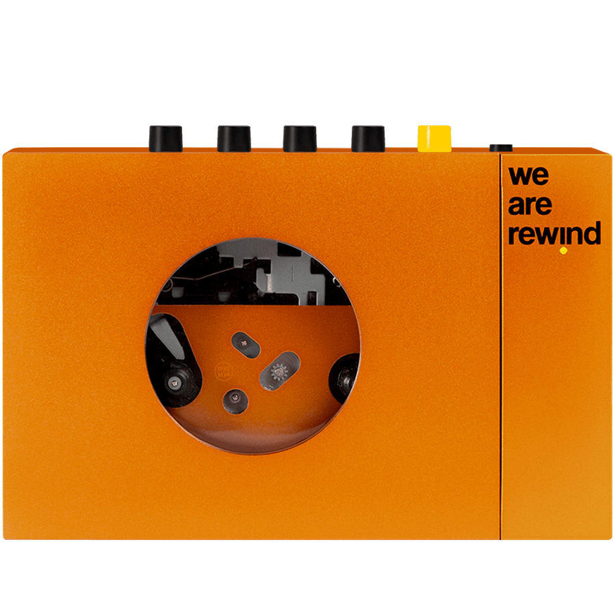 ORANGE CASSETTE PLAYER - SERGE - DYKE & DEAN