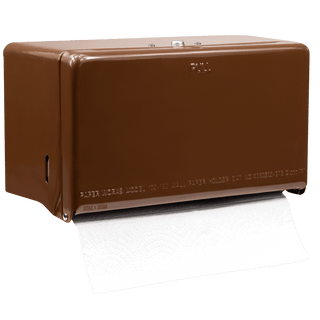 PAPER ROLL & TISSUE DISPENSER BROWN - DYKE & DEAN