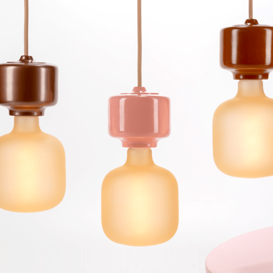 PORCELAIN ROTO PENDANT COLOURS - DYKE & DEAN