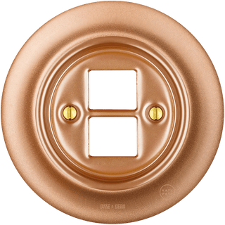 PORCELAIN WALL SOCKET COPPER PC/USB - DYKE & DEAN