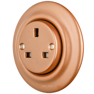 PORCELAIN WALL SOCKET COPPER UK - DYKE & DEAN