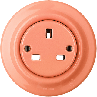 PORCELAIN WALL SOCKET SALMON UK - DYKE & DEAN