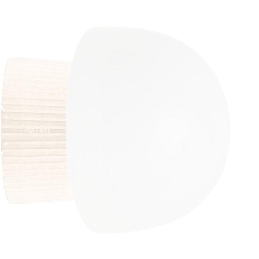 RIBBED CERAMIC REARWIRED LAMPS - WALL LIGHTS - DYKE & DEAN  - Homewares | Lighting | Modern Home Furnishings