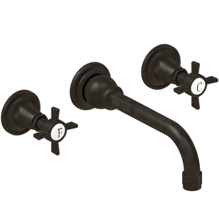 WALL MOUNTED SPOUT CROSS TAPS - DYKE & DEAN