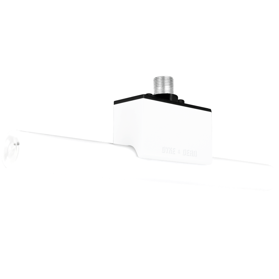 WHITE PEG TUBE PENDANT FIXED CONDUIT - DYKE & DEAN