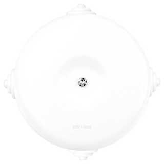 WHITE PORCELAIN JUNCTION BOX 4 TERMINAL - DYKE & DEAN