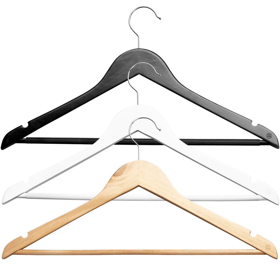 WOODEN CLOTHING HANGER - DYKE & DEAN