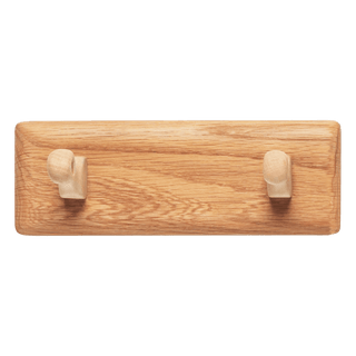 WOODEN COAT RACK 2 PEG - DYKE & DEAN