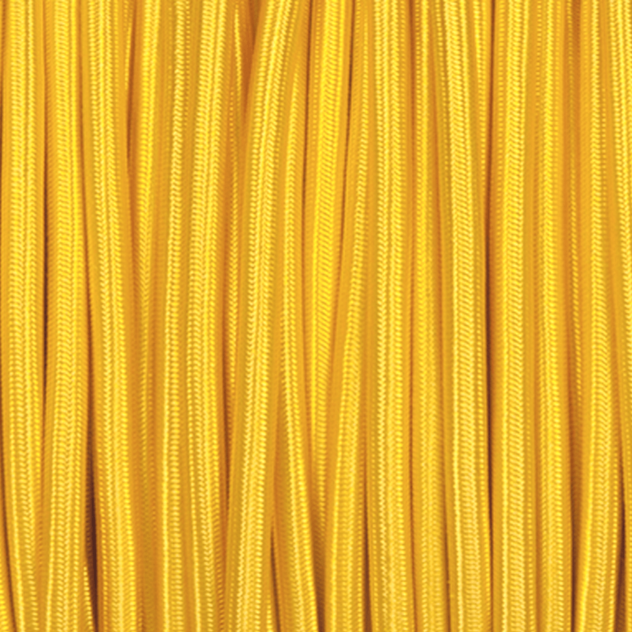 YELLOW ROUND FABRIC CABLE - DYKE & DEAN